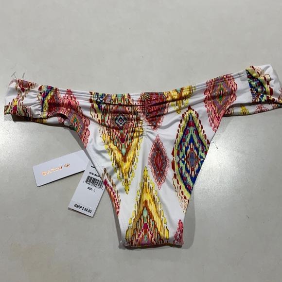 NEW‎ PILYQ Summer Patara Fanned Bikini Bottom Sz L - Picture 4 of 7